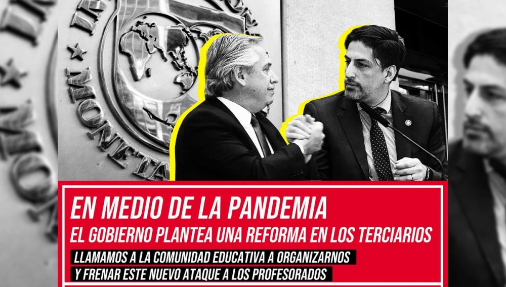 En medio de la pandemia el gobierno plantea una reforma en los terciarios