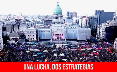 Una lucha, dos estrategias
