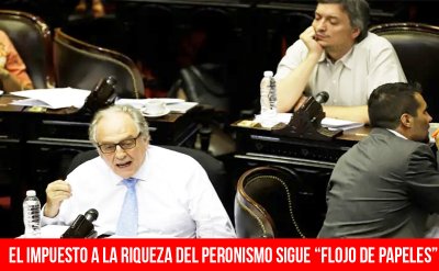 El impuesto a la riqueza del peronismo sigue "flojo de papeles"
