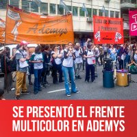 Se presentó el Frente Multicolor en Ademys