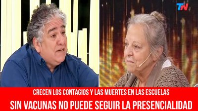 Crecen los contagios y las muertes en las escuelas/ Sin vacunas no puede seguir la presencialidad