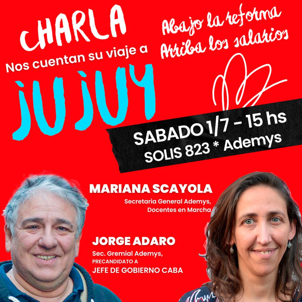 Charla debate - Nos cuentan su viaje a Jujuy