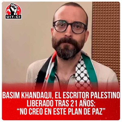 Basim Khandaqji, el escritor palestino liberado tras 21 años: “No creo en este plan de paz”