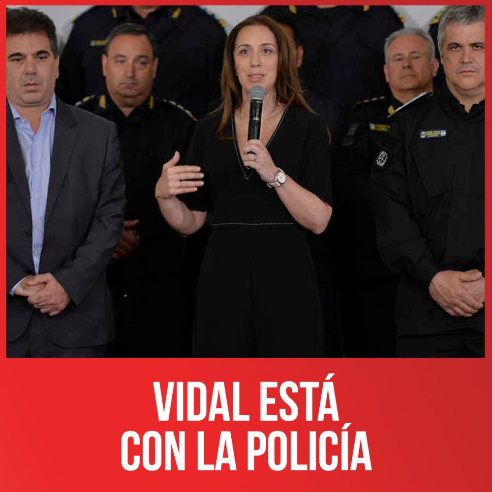 Vidal está con la policía