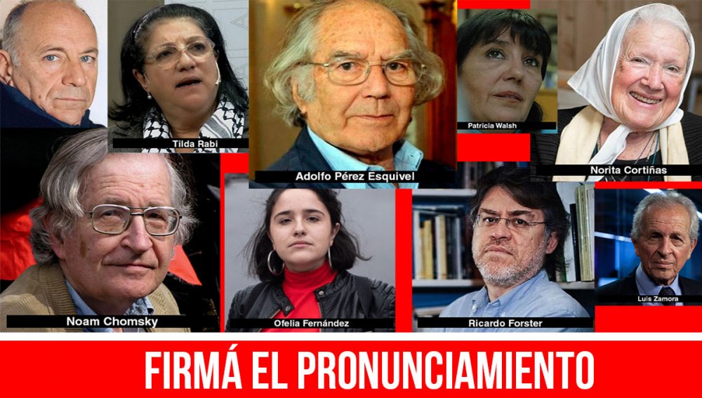 Firmá el pronunciamiento
