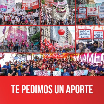 Te pedimos un aporte