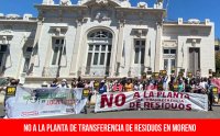 No a la planta de transferencia de residuos en Moreno
