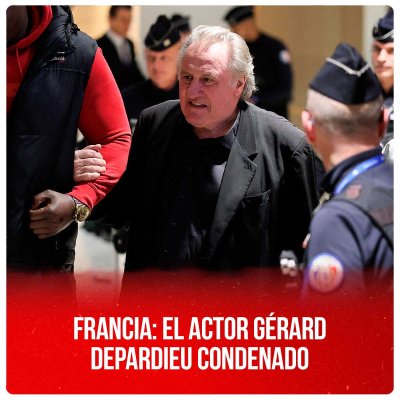 Francia: el actor Gérard Depardieu condenado
