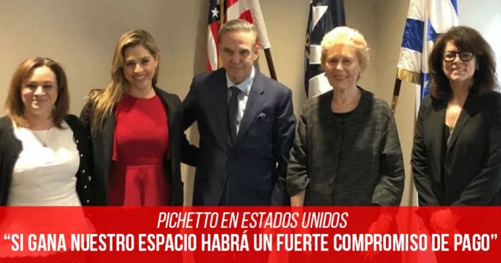 Pichetto en Estados Unidos: “Si gana nuestro espacio habrá un fuerte compromiso de pago”