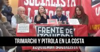 Trimarchi y Pitrola en La costa