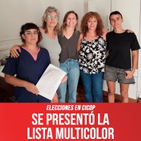 Elecciones en Cicop / Se presentó la lista Multicolor