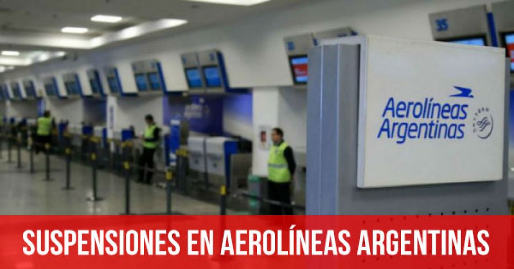 Suspensiones en Aerolíneas Argentinas