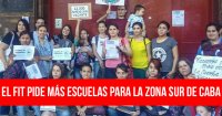 El FIT pide más escuelas para la zona sur de CABA