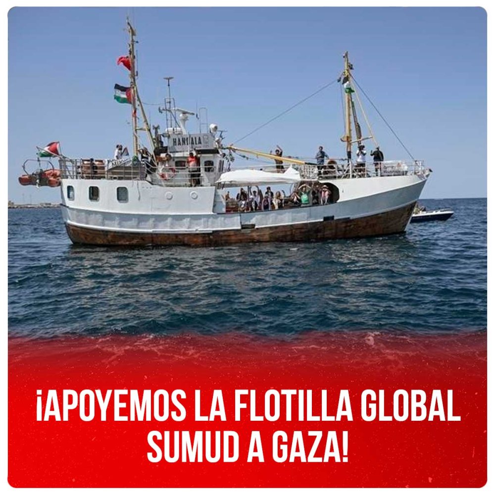 ¡Apoyemos la Flotilla Global Sumud a Gaza!