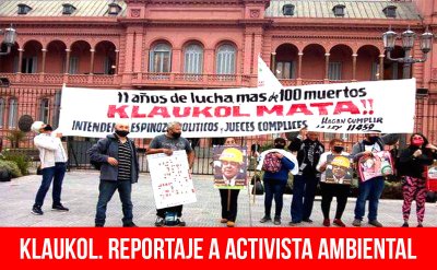 Klaukol. Reportaje a activista ambiental