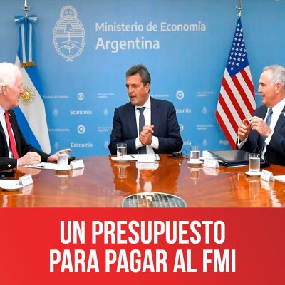 Un presupuesto para pagar al FMI