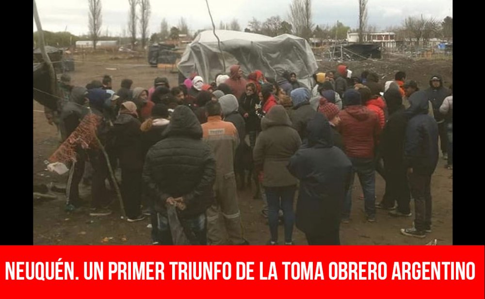 Neuquén. Un primer triunfo de la toma Obrero Argentino