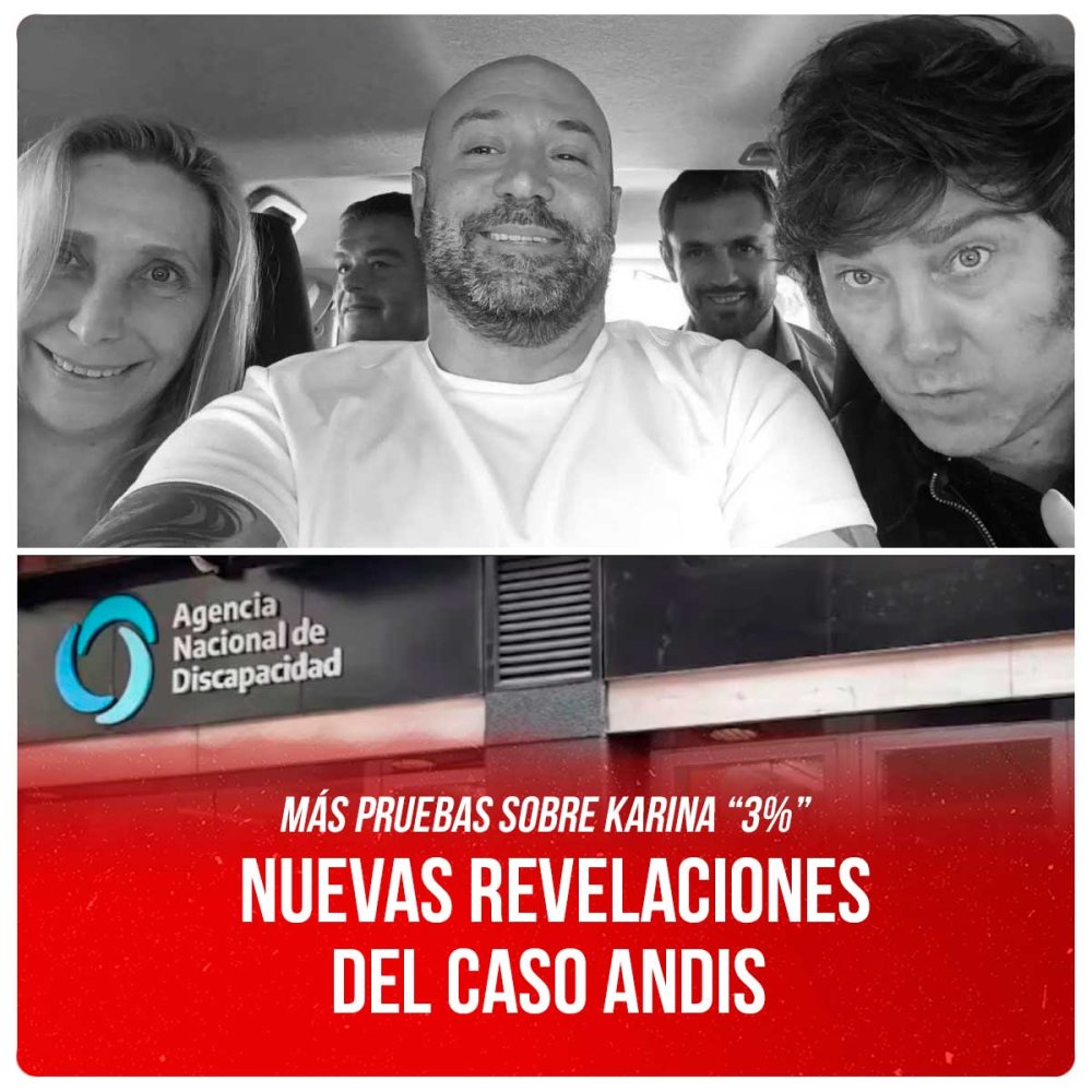 Más pruebas sobre Karina “3%” / Nuevas revelaciones del caso Andis