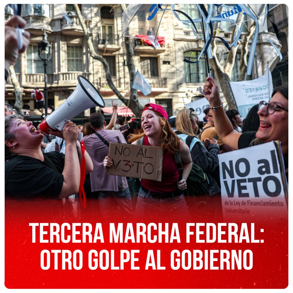 Tercera Marcha Federal: otro golpe al gobierno