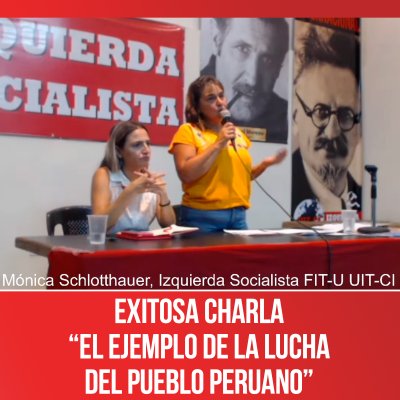 Exitosa charla "El ejemplo de la lucha del pueblo peruano"