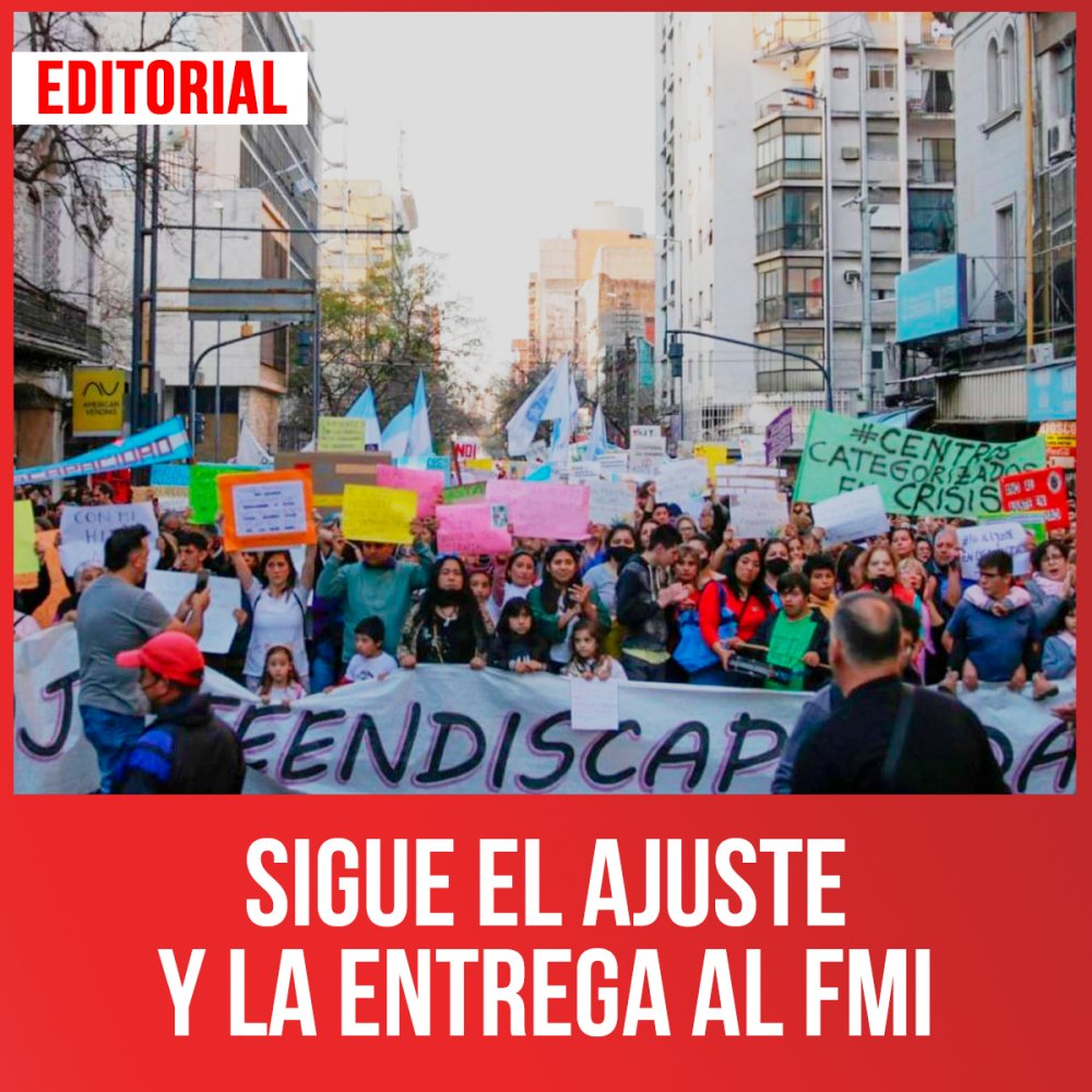 Sigue el ajuste y la entrega al FMI