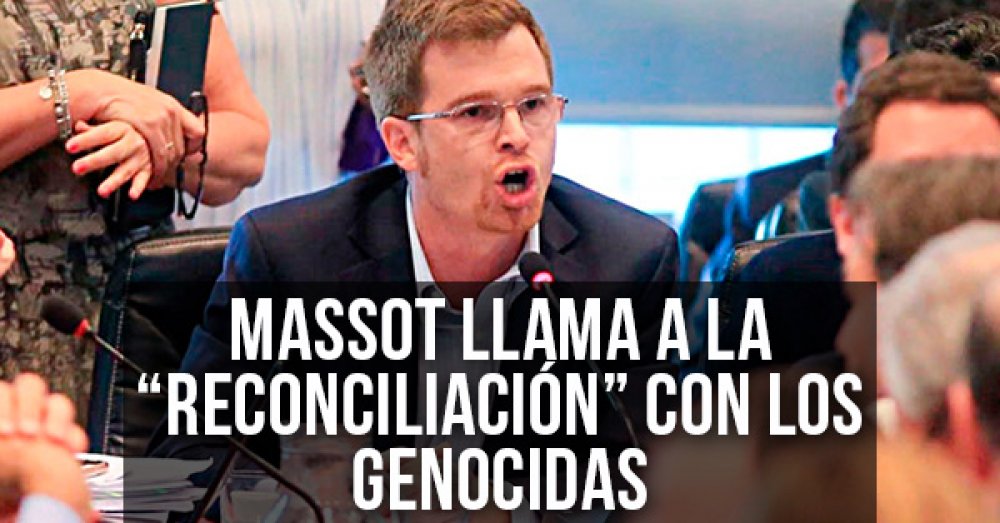 Massot llama a la “reconciliación” con los genocidas