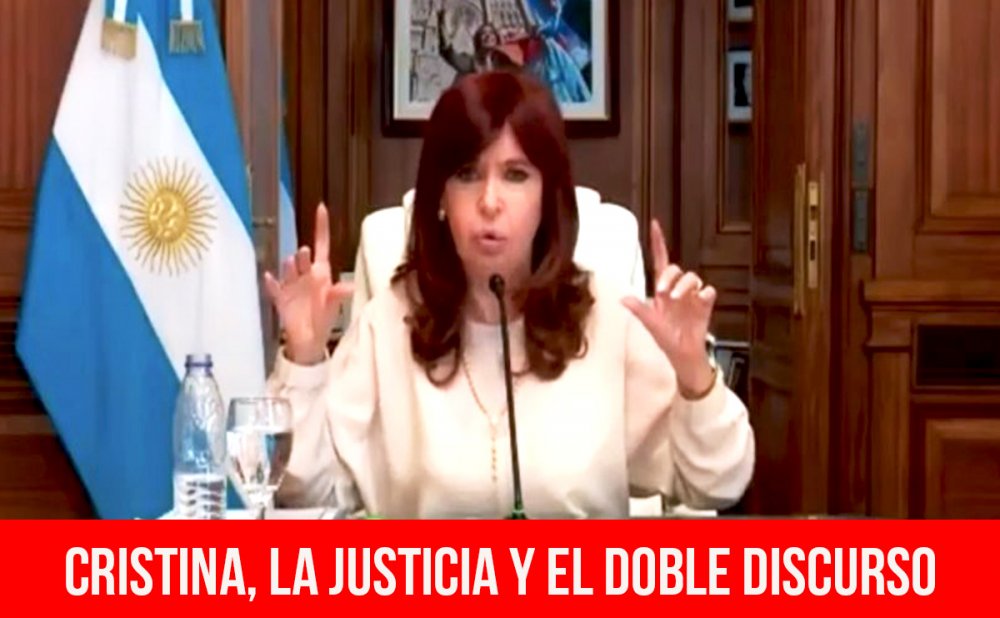 Cristina, la justicia y el doble discurso