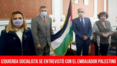 Izquierda Socialista se entrevistó con el embajador Palestino