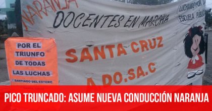Pico Truncado: asume nueva conducción Naranja