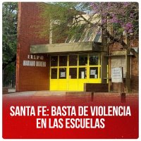 Santa Fe: Basta de violencia en las escuelas