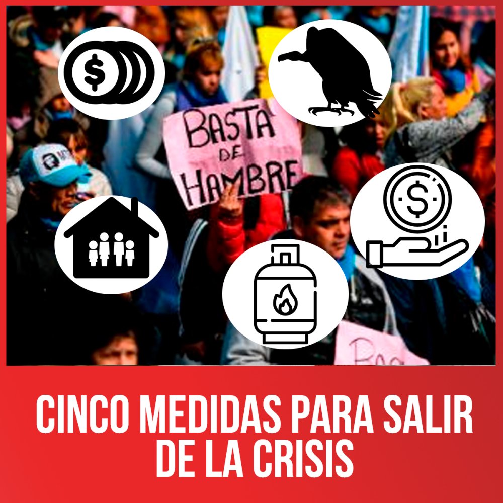 Cinco medidas para salir de la crisis