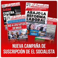Nueva campaña de suscripción de El Socialista