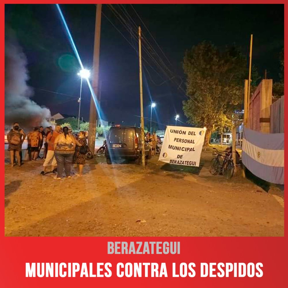 Berazategui / Municipales contra los despidos