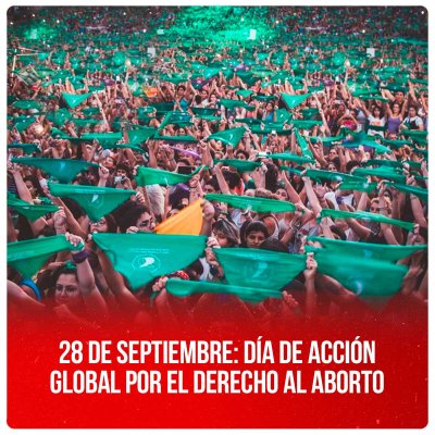 28 de septiembre: Día de Acción Global por el Derecho al Aborto