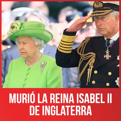 Murió la reina Isabel II de Inglaterra