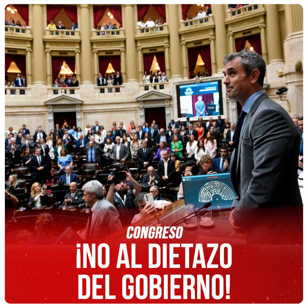 Congreso / ¡No al dietazo del gobierno!