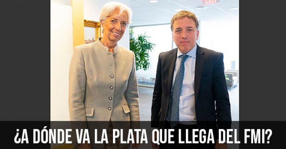 ¿A dónde va la plata que llega del FMI?