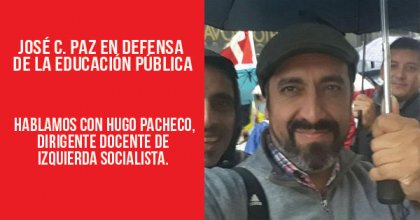 José C. Paz en defensa de la educación pública