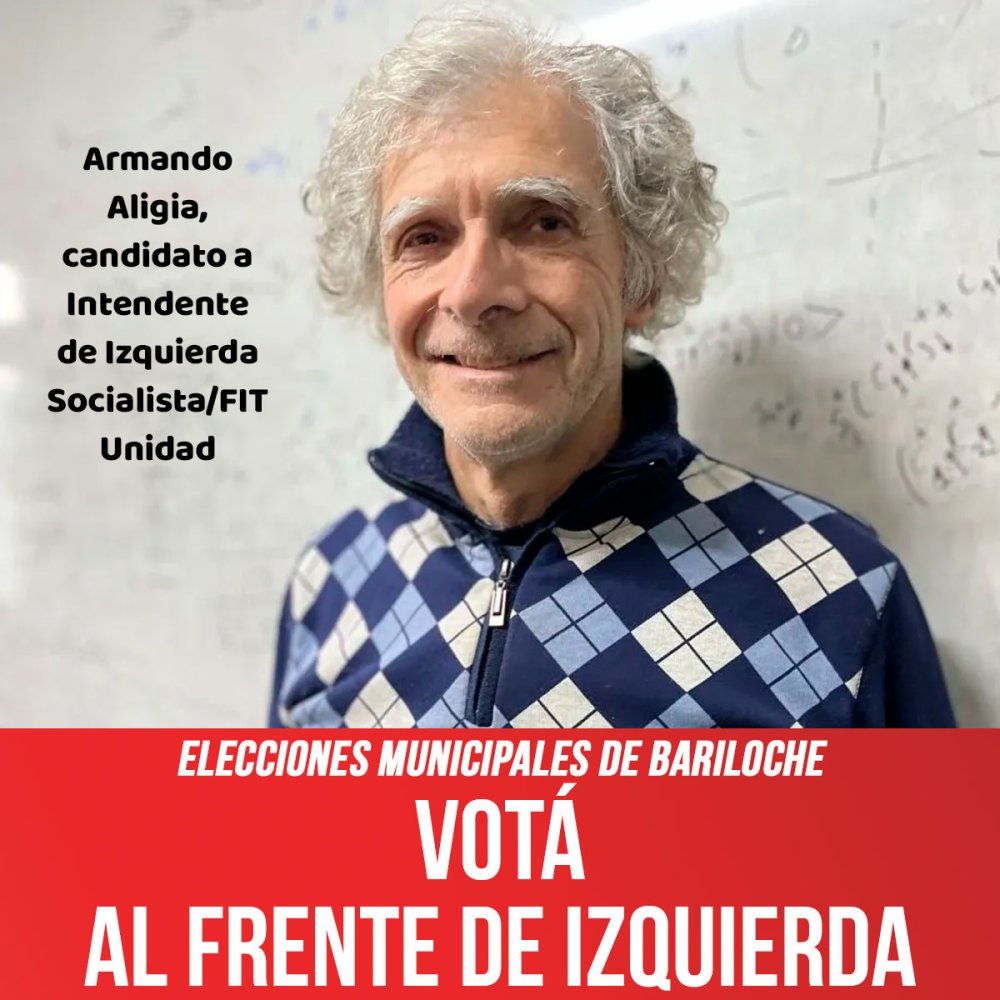 Elecciones municipales de Bariloche / Votá al Frente de Izquierda
