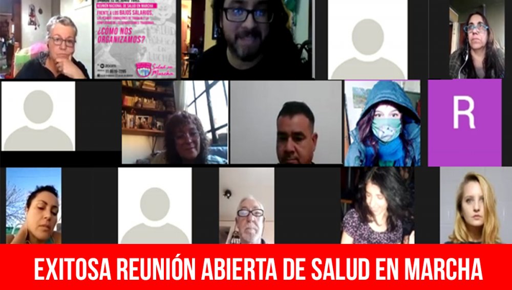 Exitosa reunión abierta de Salud en Marcha