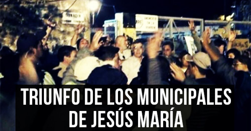 Triunfo de los municipales de Jesús María
