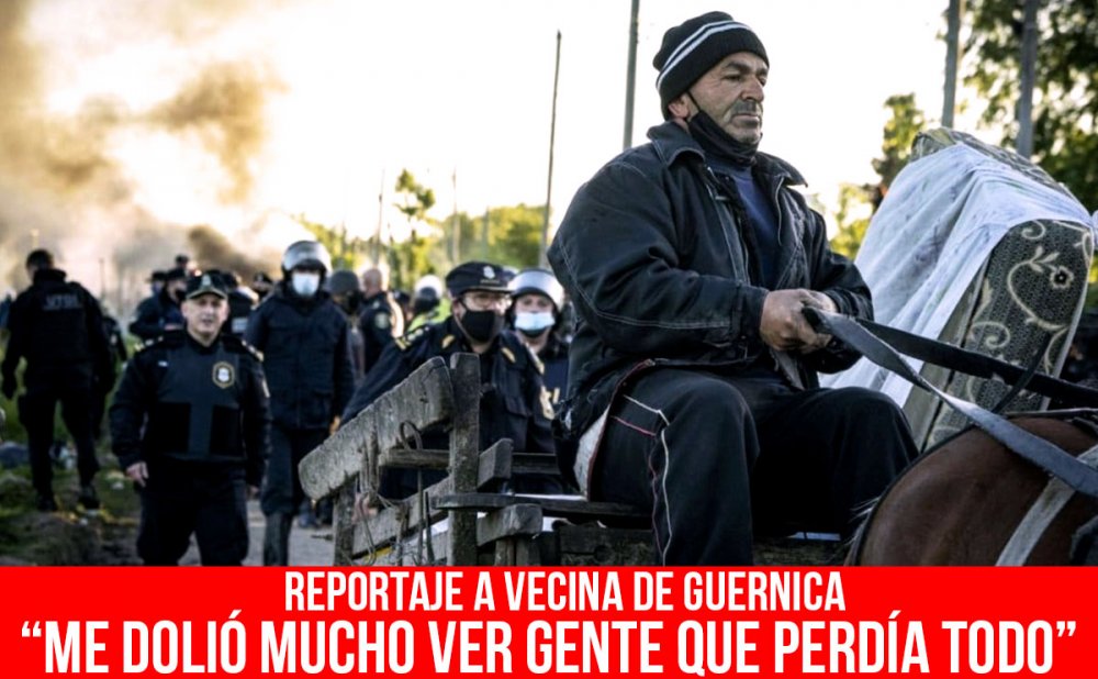 Reportaje a vecina de Guernica / “Me dolió mucho ver gente que perdía todo”