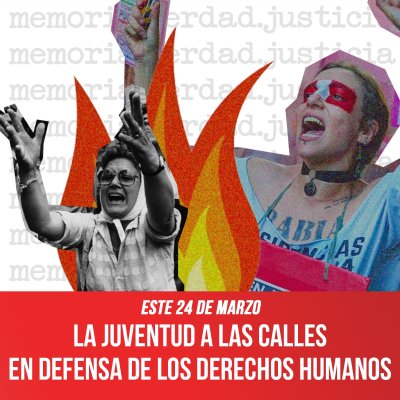Este 24M la juventud sale a las calles en defensa de los derechos humanos