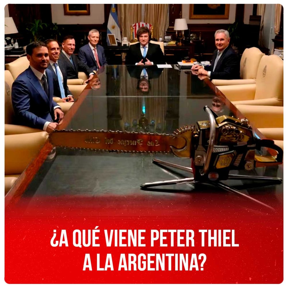 ¿A qué viene Peter Thiel a la Argentina?