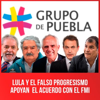 Lula y el falso progresismo apoyan  el acuerdo con el FMI