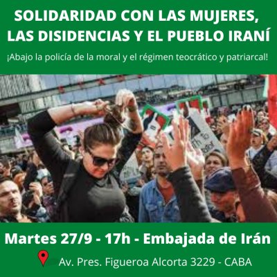 27S: Acto en la embajada de Irán en Buenos Aires