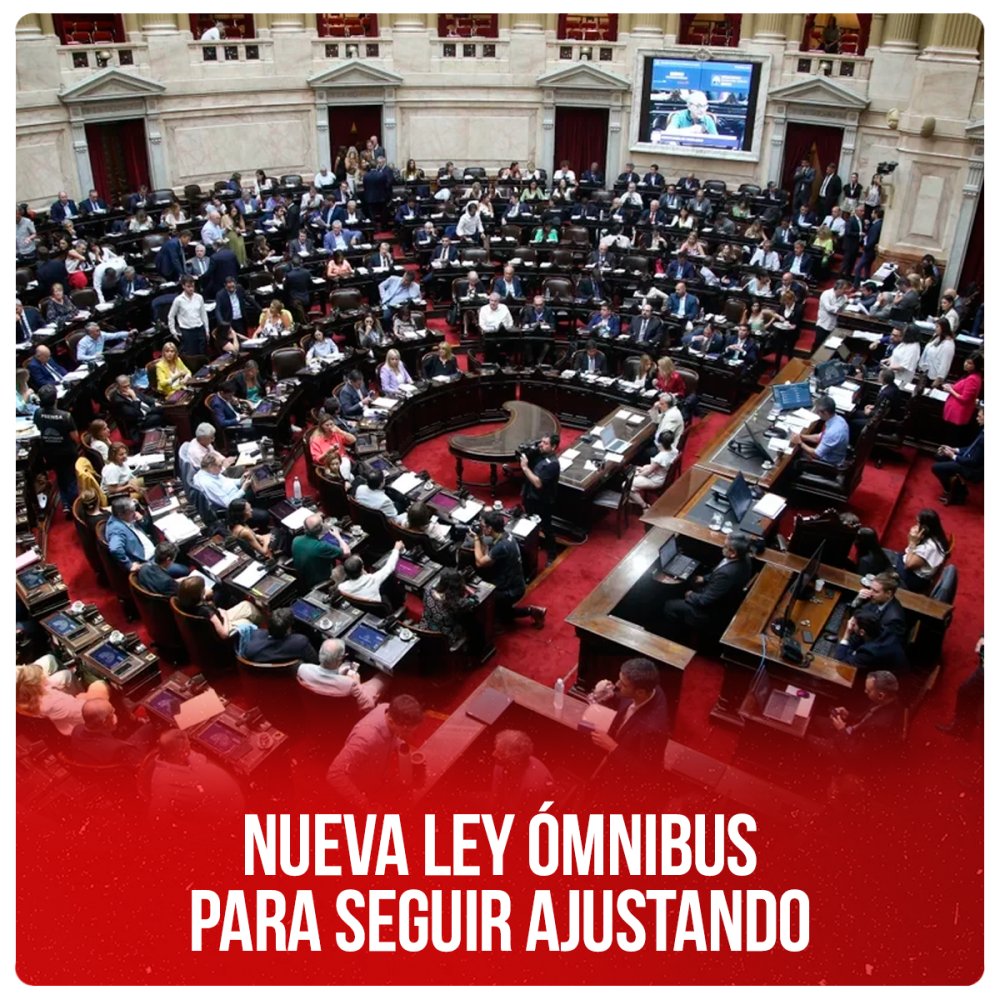 Nueva Ley Ómnibus para seguir ajustando