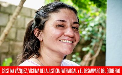 Cristina Vázquez, víctima de la Justicia patriarcal y el desamparo del gobierno