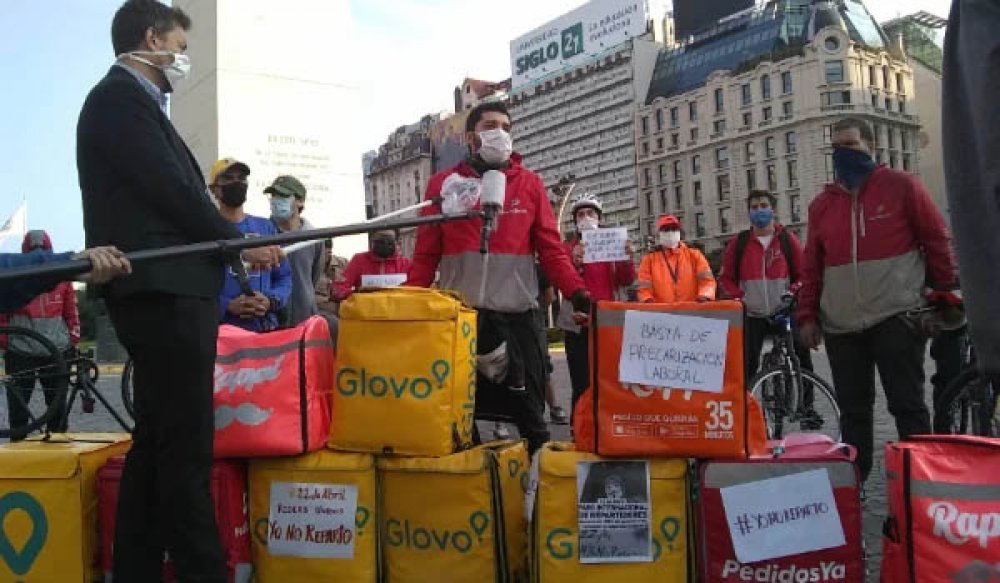 Paro de repartidores: “No somos superhéroes, somos superexplotados”