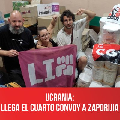Ucrania: Llega el cuarto convoy a Zaporijia